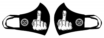 Masca de bumbac FUCK OFF - Finger (HBG)