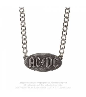 PP509 Medalion AC/DC: logo tag Neck Chain (lichidare stoc)