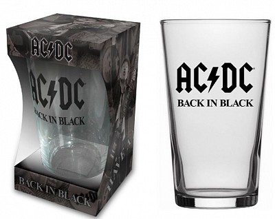 Pahar bere AC/DC - Back In Black (568ml)