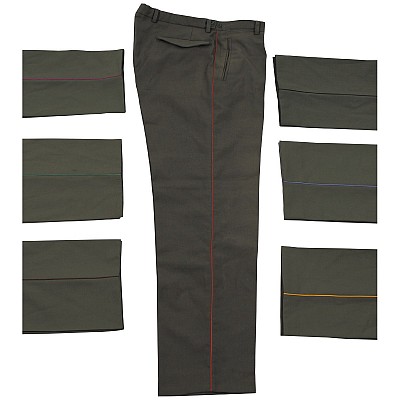 Pantaloni armata austriaca cu dunga verde sau rosie, second hand Art. 601180