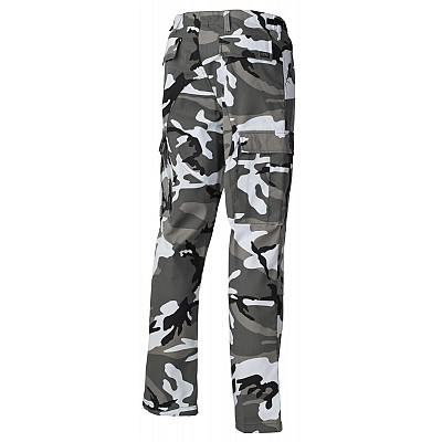 Pantaloni BDU Combat camuflaj urban cu intarituri la genunchi si sezut (Art. 01294U)
