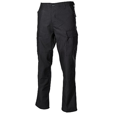 Pantaloni BDU Combat negri cu intarituri la genunchi si sezut (Art. 01294A)