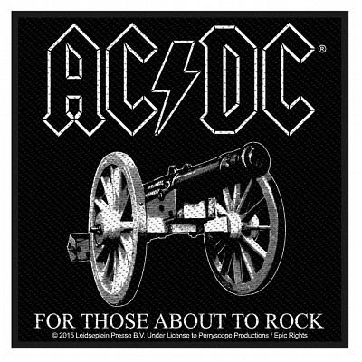 Patch AC/DC - FOR THOSE ABOUT TO ROCK B/W SP2827