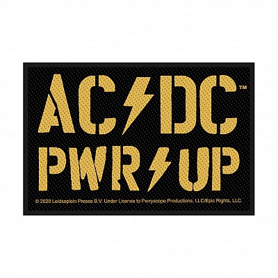 Patch AC/DC - PWR UP logo