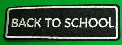 Patch Back to School (patch decupat) (JBG)