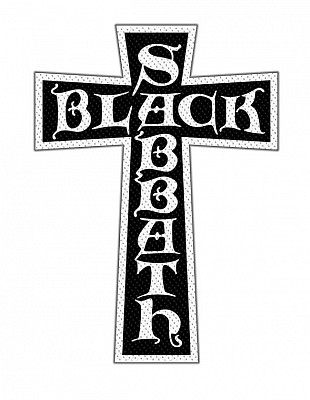Patch Black Sabbath - Cross Logo Cut Out SPR3277