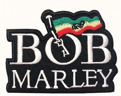 Patch BOB MARLEY Logo decupat (patch decupat) (JBG)
