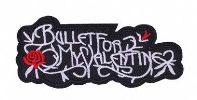 Patch BULLET FOR MY VALENTINE Logo (patch decupat) (JBG)