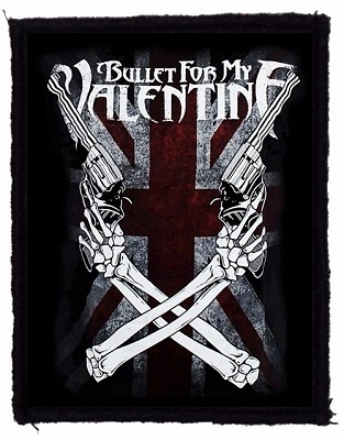 Patch BULLET FOR MY VALENTINES Cross Guns (HBG)