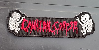 Patch CANNIBAL CORPSE Logo Skeletons (patch de lipit) (EP1142)