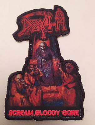 Patch DEATH Scream Bloody Gore (patch de lipit) (EP1279)