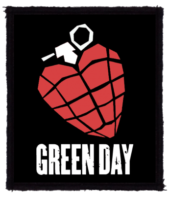 Patch Green Day Heart Grenade (HBG)