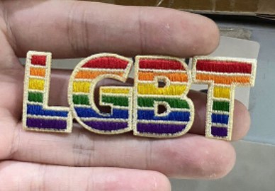 Patch LGBT (patch decupat) (JBG)