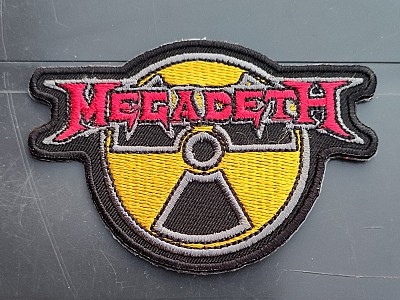 Patch MEGADETH Nuclear Logo (patch de lipit) (EP1127)