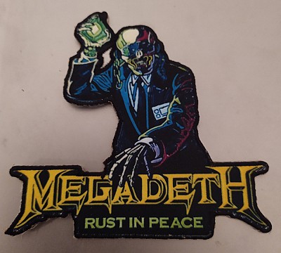 Patch MEGADETH Rust in Peace (patch de lipit) (EP1155)