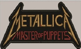 Patch Metallica Master of Puppets Logo (patch de lipit) (EP591)