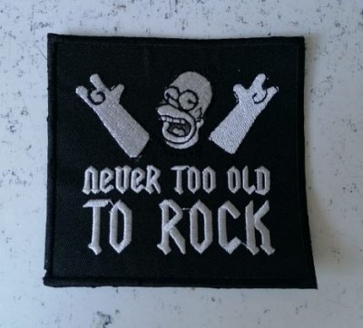 Patch Never Too Old To Rock (patch de lipit) (EP1979)