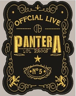 Patch PANTERA Official Live (patch de lipit) (EP550)
