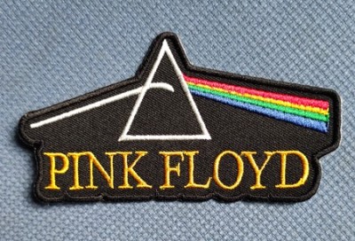 Patch PINK FLOYD Logo+Rainbow (patch de lipit) (EP146)