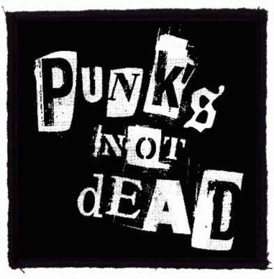 Patch PUNKS NOT DEAD Black and white (HBG)