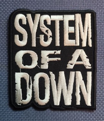 Patch SYSTEM OF A DOWN Logo (patch de lipit) (EP446)