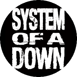 Insigna 2,5 cm SYSTEM OF A DOWN Logo (HBG)