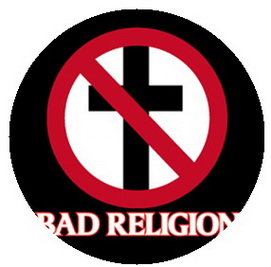 Insigna 2,5 cm BAD RELIGION Logo (HBG)