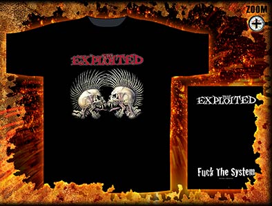 Tricou THE EXPLOITED - Fuck The System ST1260