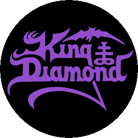 Insigna 2,5 cm KING DIAMOND Logo   (HBG)