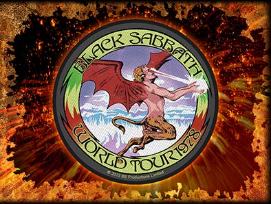 Patch Black Sabbath - World Tour 78