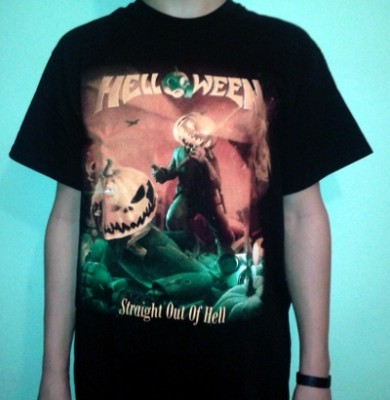 Tricou HELLOWEEN Straight Out Of Hell TR/DEL/FR/255