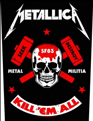 Backpatch Metallica - Metal Militia
