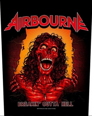 Backpatch Airbourne - Breakin Outta Hell (lichidare stoc)