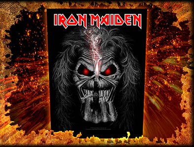 Backpatch Iron Maiden - Eddie Candle Finger BP0938