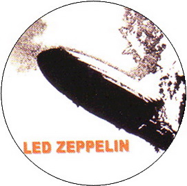 Insigna 2,5 cm LED ZEPPELIN 1st Album    (HBG)