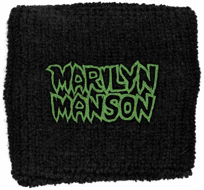 Manseta brodata Marilyn Manson Logo