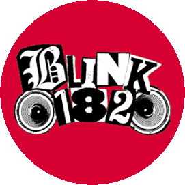Insigna 2,5 cm BLINK 182 Speaker Logo (HBG)