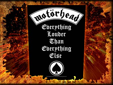 Backpatch Motorhead - Everything Louder