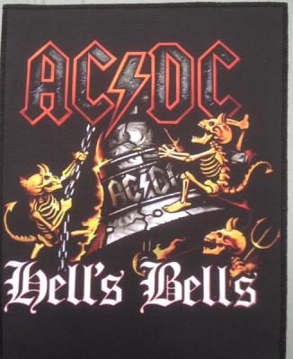 Backpatch AC/DC Hells Bells (Flaming Ind)