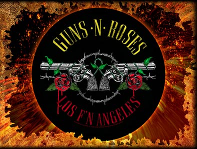 Backpatch Guns N Roses - Los F N Angeles