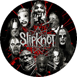 Insigna 2,5 cm SLIPKNOT Circle Masks  (HBG)