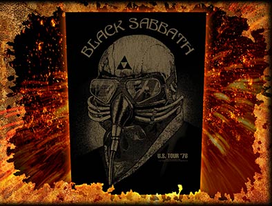 Backpatch Black Sabbath - US TOUR 78