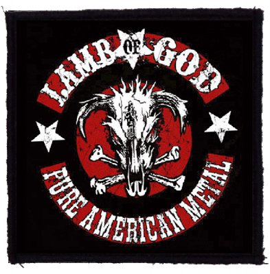 Patch Lamb Of God Pure American Metal  (HBG)