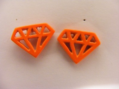 Cercei Diamond portocalii ESR4057 (FTC)