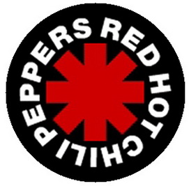 Insigna 2,5 cm RED HOT CHILI PEPPERS Logo  (HBG)