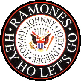 Insigna 2,5 cm RAMONES Logo  (HBG)