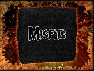 Manseta brodata Misfits Logo