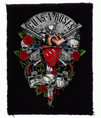 Patch Guns N Roses Heart (HBG)