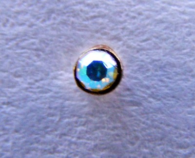 Nose stud 1,5 mm pietricica multicolora