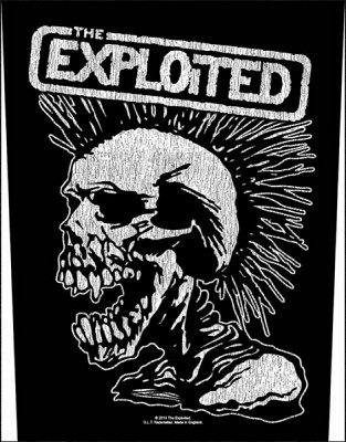 Backpatch The Exploited - Vintage Skull BP1035